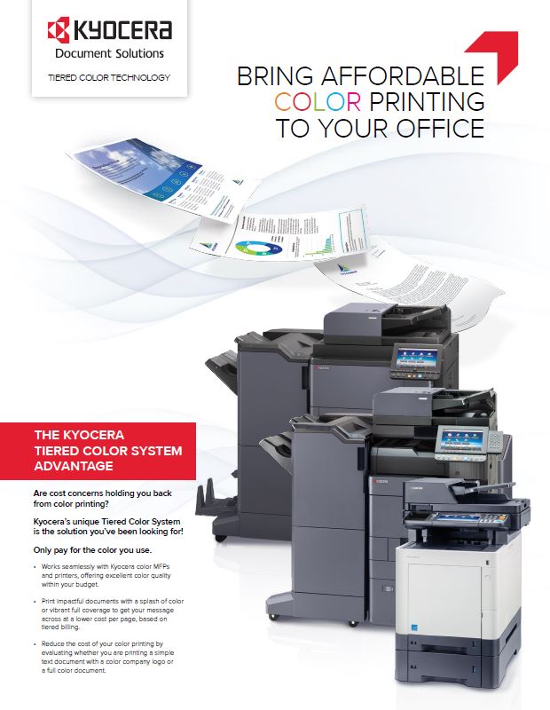 Kyocera Software Cost Control And Security Tiered Color Monitor Data Sheet Thumb, Accel Imaging Systems, Kyocera Dealer, Dallas, Fort Worth, TX, Copier, MFP, Printer, Sales, Service, Supplies)