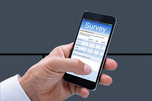 Customer Center Button Survey Website